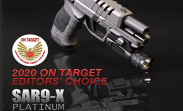 Türkiye'nin özgün ve yerli tabancası SAR 9X, ABD'de "2020 Yılının En İyi Tabancası" seçildi