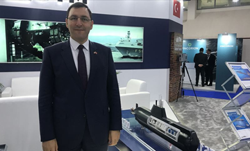 Submarine 'first engineering exports' meet water