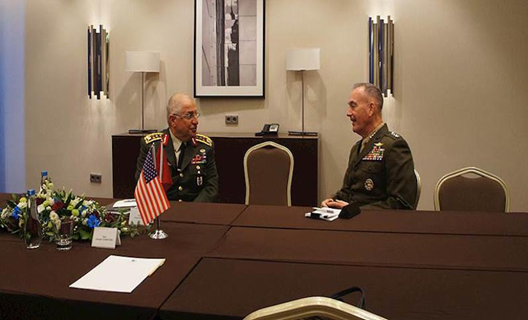 US Chief of General Staff Dunford told Gen. Guler at the Syrian phone